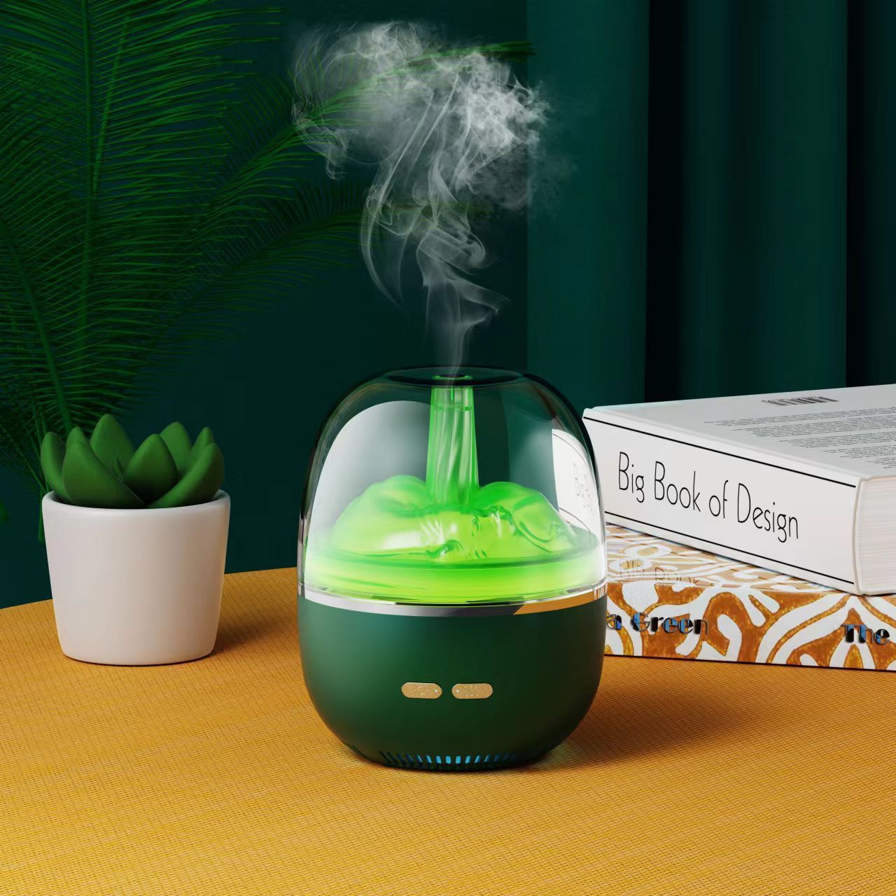 Air Humidifier Essential Oil Ultrasonic Aromatherapy Atomizer Colorful Light Heavy Fog Volume Office Home Accessories Buy Center