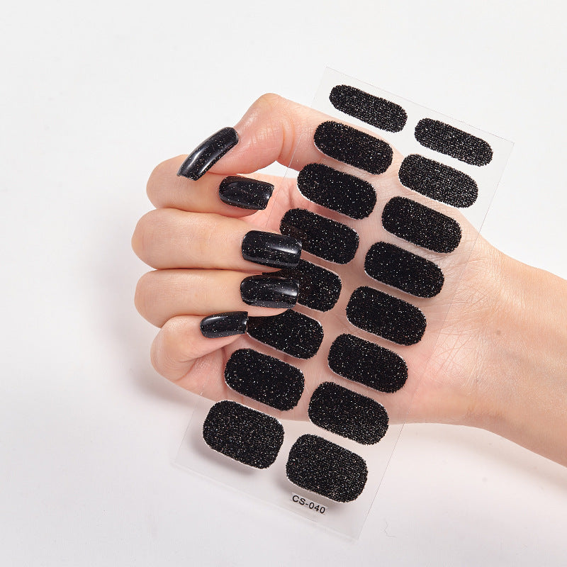 Hot New Items at Buy Center: Solid Color 16 Small Stickers Nail Stickers Simple Nail Stickers CS040