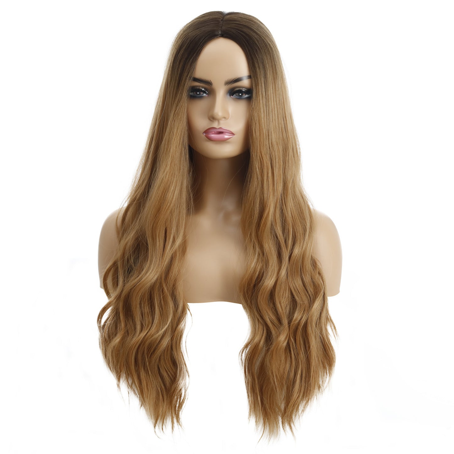 European And American Female Wigs, Wavy Curly Hair, Ladies Wig Head