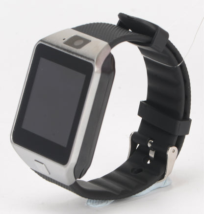 Sports Smart Watch DZ09 Card Phone Watch black