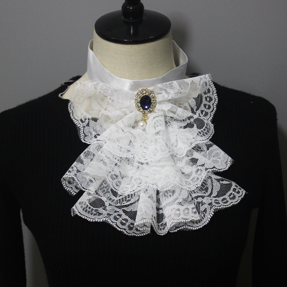 Fresh Arrivals at Buy Center: Retro Small Scarf Lace Decoration