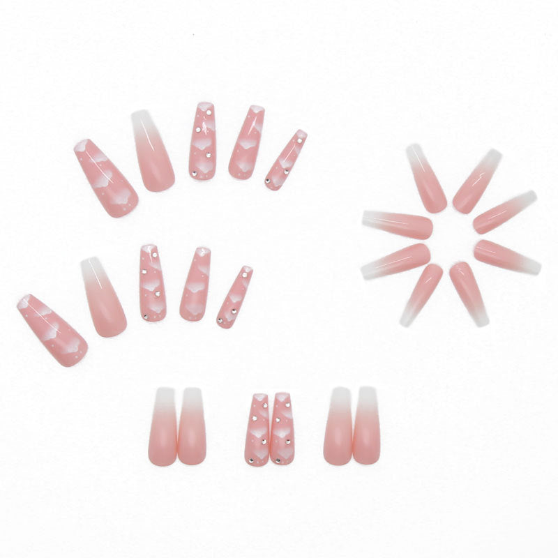 Women's Detachable Long Ballerina Nail Stickers