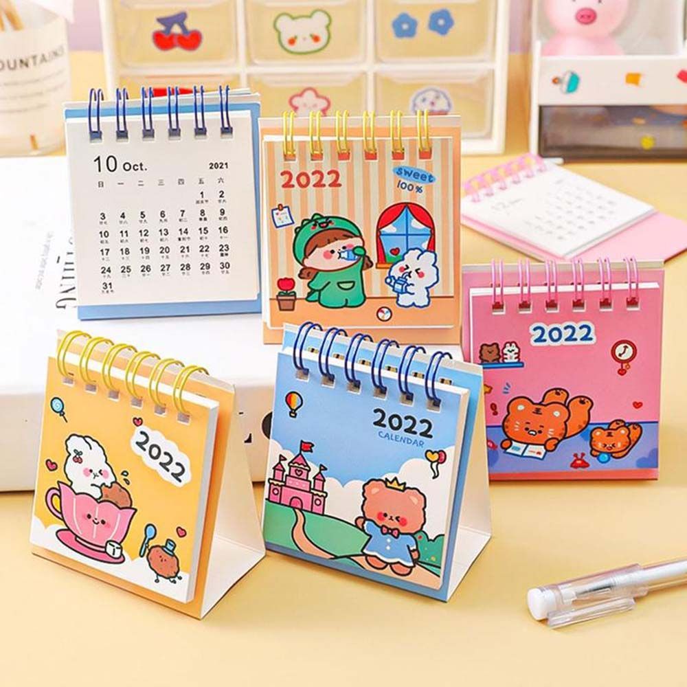 New at Buy Center: Mini Desktop Desk Calendar Creative Cartoon To Remember Things