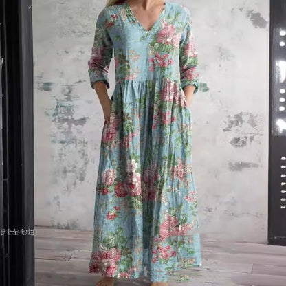 New Women's Clothing Loose Fashion Printing Dress