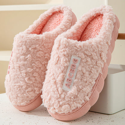 Indoor Warm Thickened Couple Cotton Slippers Buy Center