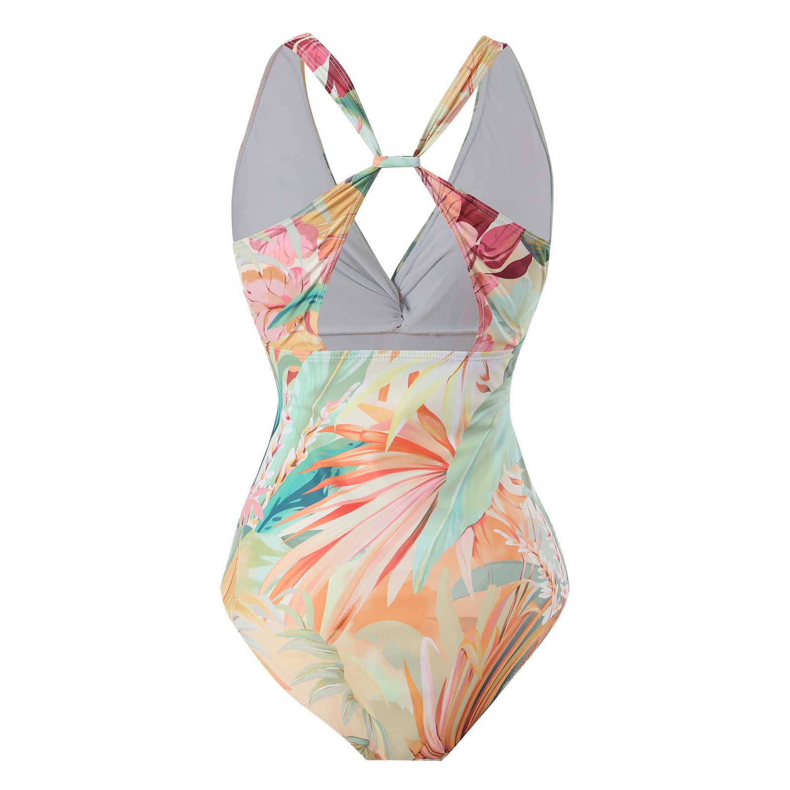 Buy Center Hot Pick-One-piece Swimsuit Sexy Slimming Backless European And American Printed Swimsuit