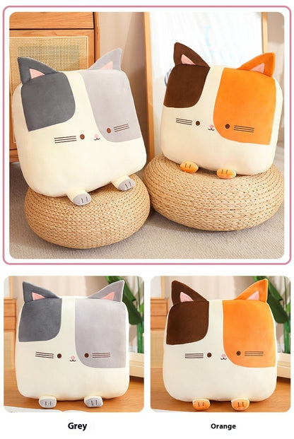 Hot New Items at Buy Center: Square Cat Pillow Sleeping Plush Doll