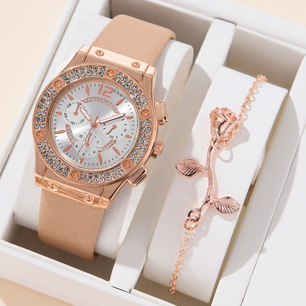 Reloj de moda para mujer con correa de PU