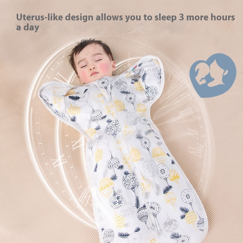 Newborn Baby Surrender Swaddling Summer Spring And Autumn Anti-shock Sleeping Bag | Women's Clothing3 | Buy Center