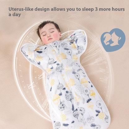 Newborn Baby Surrender Swaddling Summer Spring And Autumn Anti-shock Sleeping Bag | Women's Clothing3 | Buy Center