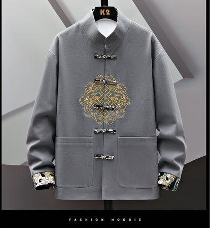 Now Available at Buy Center: Embroidered Chinese Costume Buckle Chinese Coat