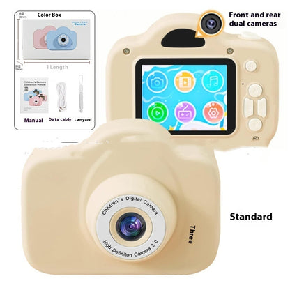 Newly Arrived at Buy Center: A3 Children's Camera Cartoon Digital Camera A3 HD Dual Camera Yellow