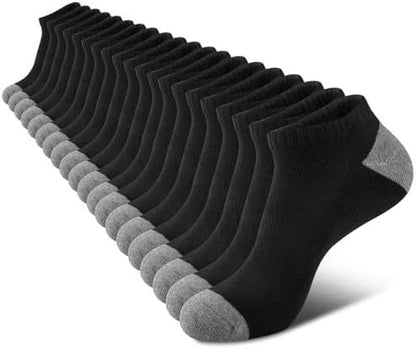 Chaussettes basses en coton pour homme, respirantes, pour l'été