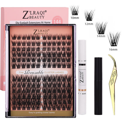 Segmented Individual False Single Cluster Dense Eyelash Chemical Fiber False Eyelashes Suit