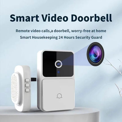 WIFI Video Doorbell Camera Wireless Night Vision Smart Home Security HD Door Bell Two Way Intercom Voice Change For Home | Computer & Office2 | Buy Center