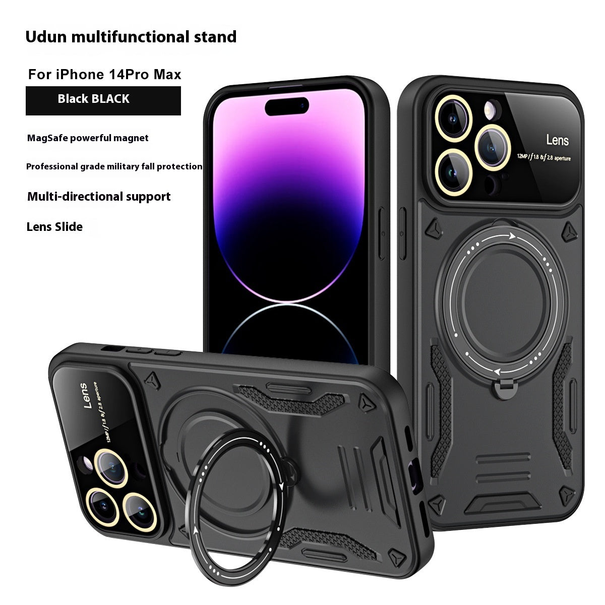 Multifunctional Large Window Magnetic Bracket Phone Case Buy Center