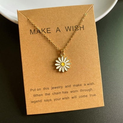 Women's Fashion Sunflower Pendant Necklace Buy Center