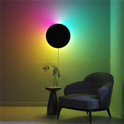 Fresh Arrivals at Buy Center: Bedside RGB Designer Hotel Creative Art Modern Simple Personality Wall Lamp 40CM