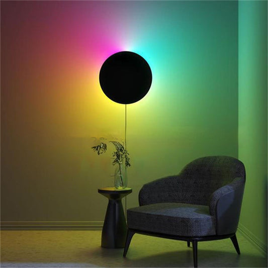 Fresh Arrivals at Buy Center: Bedside RGB Designer Hotel Creative Art Modern Simple Personality Wall Lamp 40CM