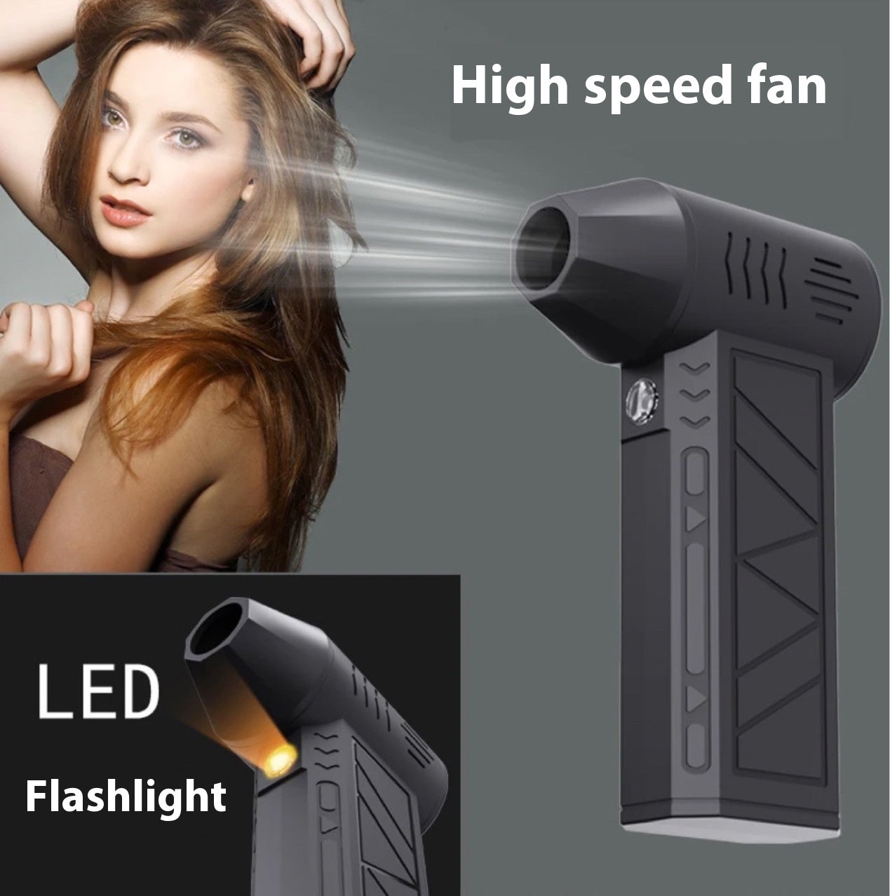 High-speed Mini Handheld Hair Dryer Dust Blower | Consumer Electronics2 | Buy Center