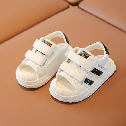 Fresh Arrivals at Buy Center: Baby Summer Soft Bottom Sandals Black