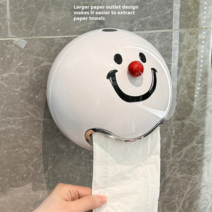 Just Arrived at Buy Center: Toilet Toilet Paper Box Wall-mounted Toilet Creative Tissue Box Punch-free