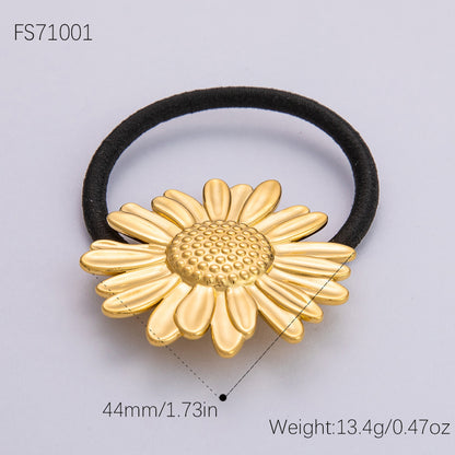 Stainless Steel Flower Style Hair Band Advanced Sense