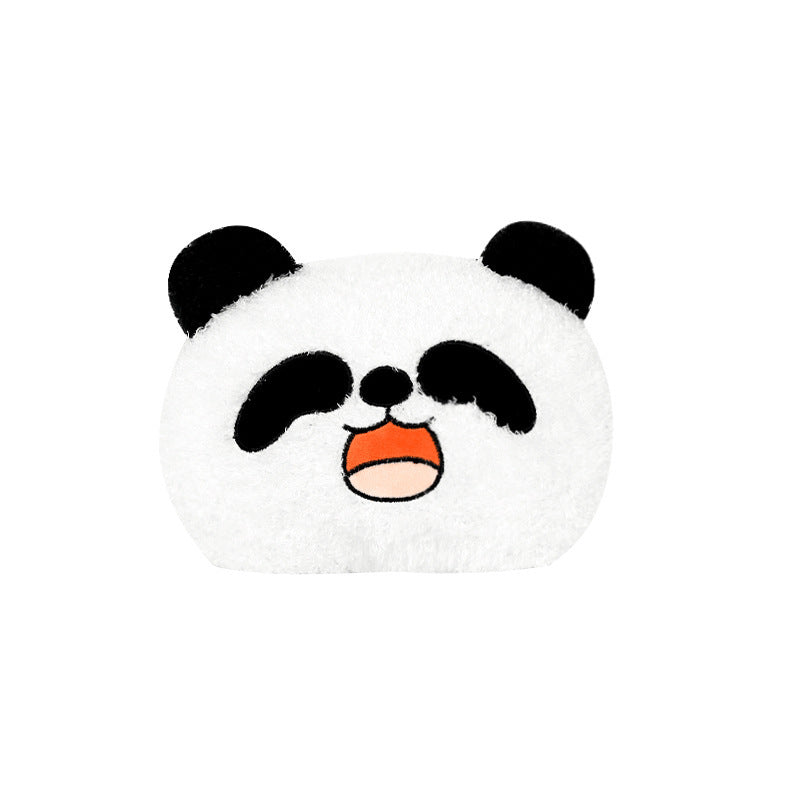 Hot New Items at Buy Center: Car Cushion Winter Plush Cute Cartoon Panda Car Saddle Cover 5 Style