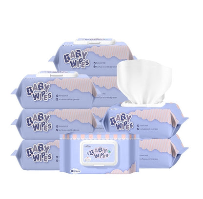 Fresh Arrivals at Buy Center: English Baby Wipes Big Bag 80 Pumping Wipe Newborn Wet Tissue