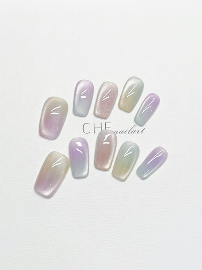 Fresh Arrivals at Buy Center: New Summer Colorful White Student Finished Wear Nail Tip Detachable