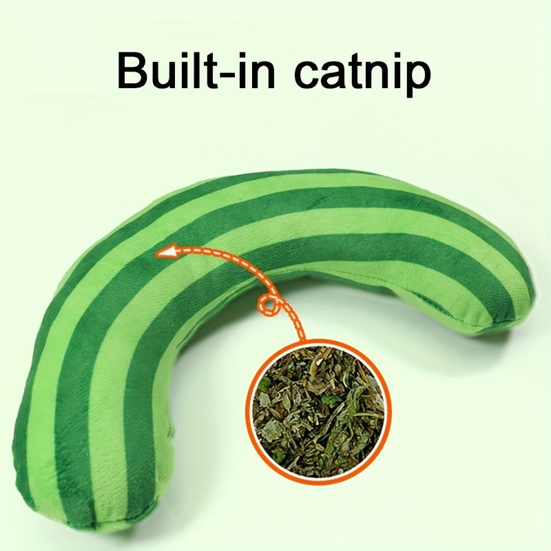 Buy Center Hot Pick-Cat Toy Set Cat Noise Toy With Built In Catnip Striped Pattern Cat Pillow