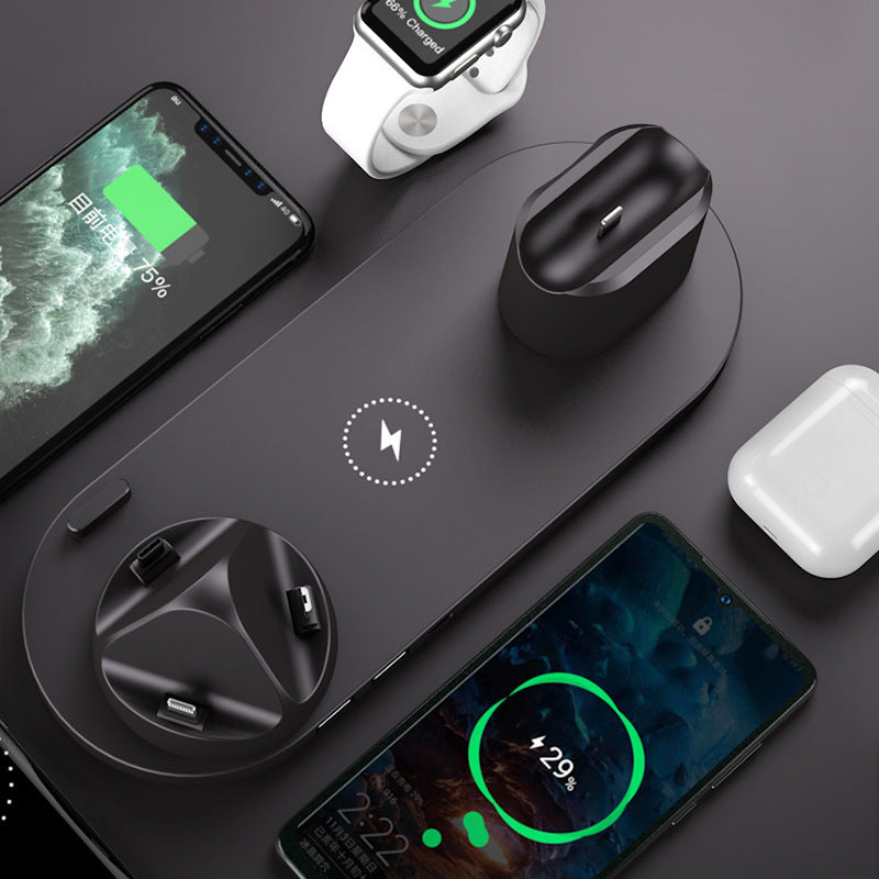 Wireless Charger For IPhone Fast Charger For Phone Fast Charging Pad For Phone Watch 6 In 1 Charging Dock Station Buy Center