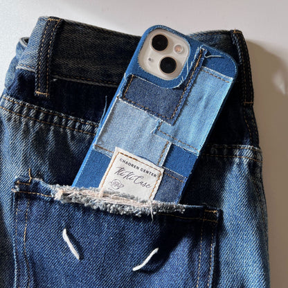 Fresh Arrivals at Buy Center: Simple Denim Canvas Stitching Phone Case