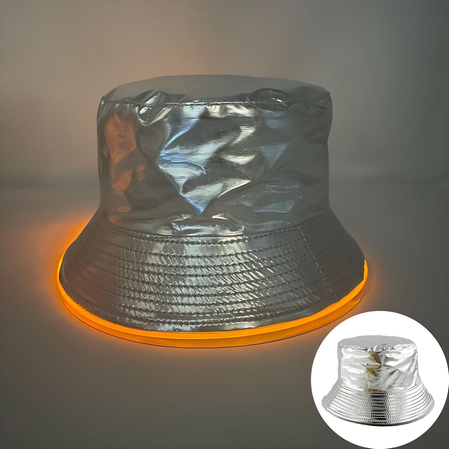 Bar Disco Glowing Bucket Hat Halloween Party LED Light Buy Center