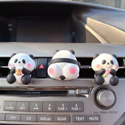 Newly Released at Buy Center: Cute Panda Car Vent Perfume Aromatherapy Car Decoration