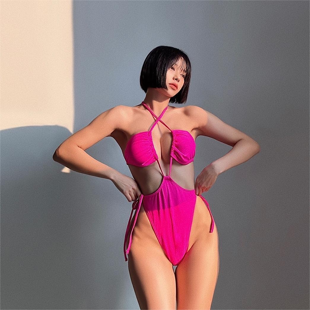 Fresh Arrivals at Buy Center: Fashion Drawstring One-piece Swimsuit For Women