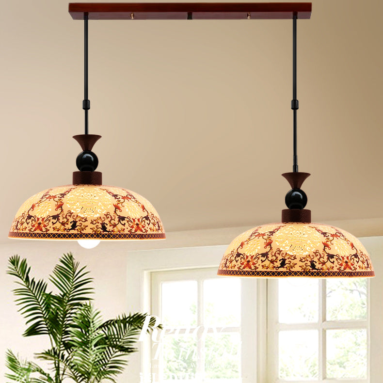 Newly Released at Buy Center: Creative Retro Adjustable Height Ceramic Pendant Light