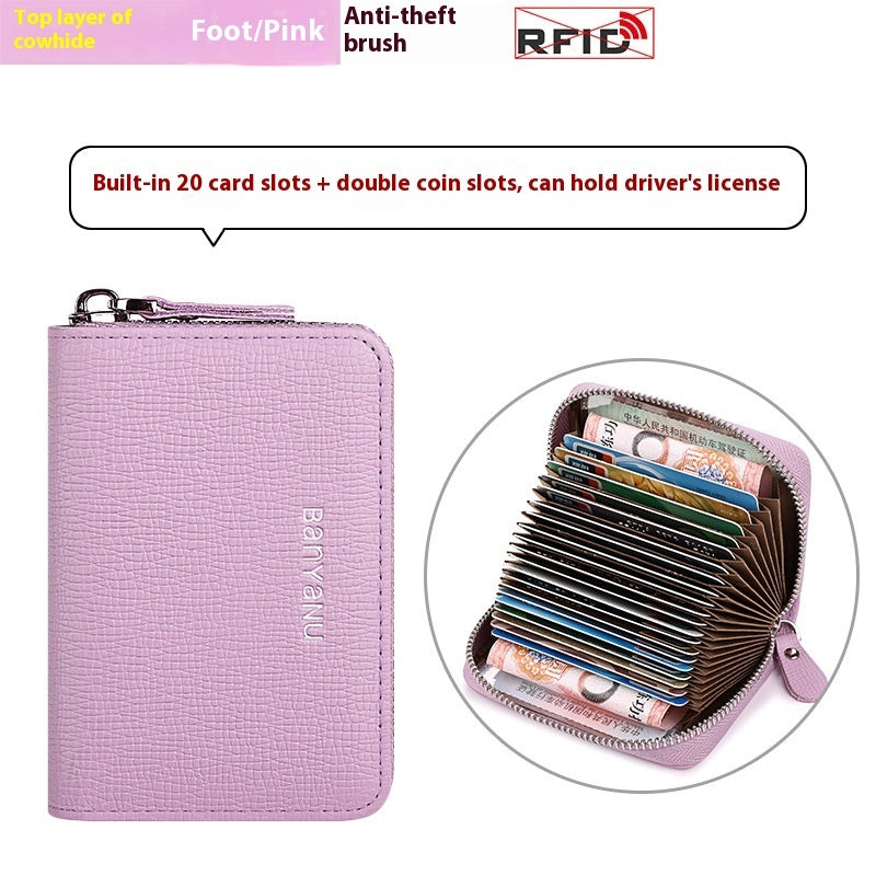 Fresh Arrivals at Buy Center: Guangzhou Banyanu Leather Factory Card Holder Female