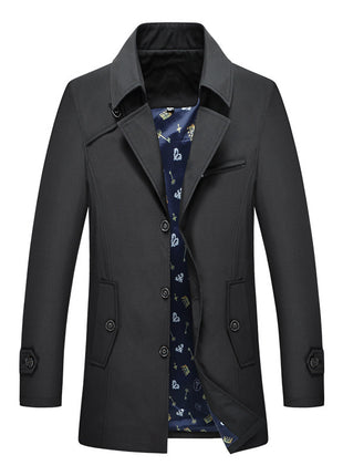 Manteau tendance et élégant pour homme, veste décontractée de style coréen pour le printemps et l'automne