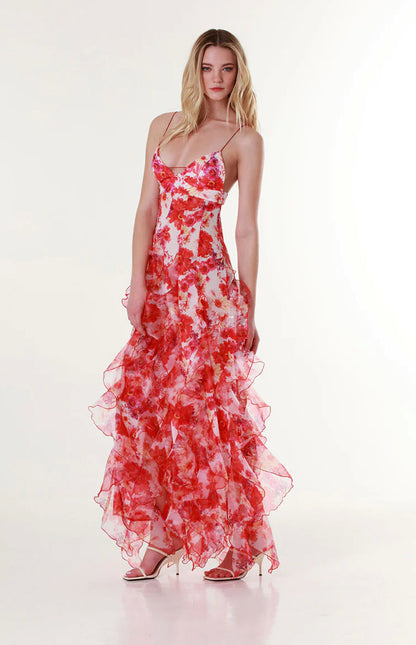 Fresh on the Scene at Buy Center: Women's Fashion Organza Fairy Strap Temperament Dress