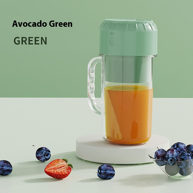 Newly Released at Buy Center: Household Multifunction Juicer Portable Charging Small Avocado Green USB