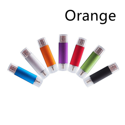 Now Available at Buy Center: Portable Caike Aluminum Alloy USB 2.0 Drive Orange