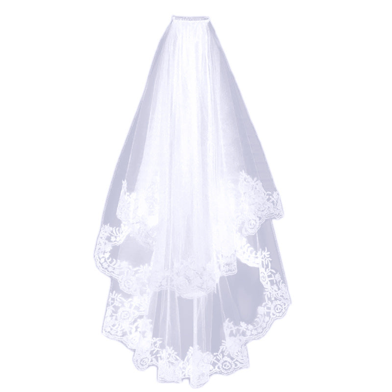 Black Veil Short Lace Headdress Spiritual Love Wedding Clothes Party Photo Veil Veil Buy Center