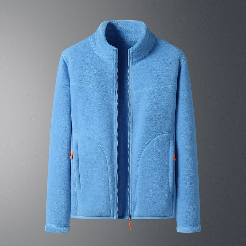 Outdoor Fleece Coat Men's And Women's Autumn And Winter Warm Fleece Sweater Fleece-lined Buy Center