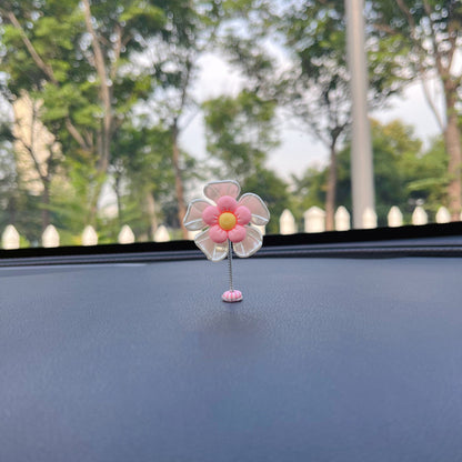 Just Arrived at Buy Center: Car Decoration Creative Cute Swing 50x35mm Pink