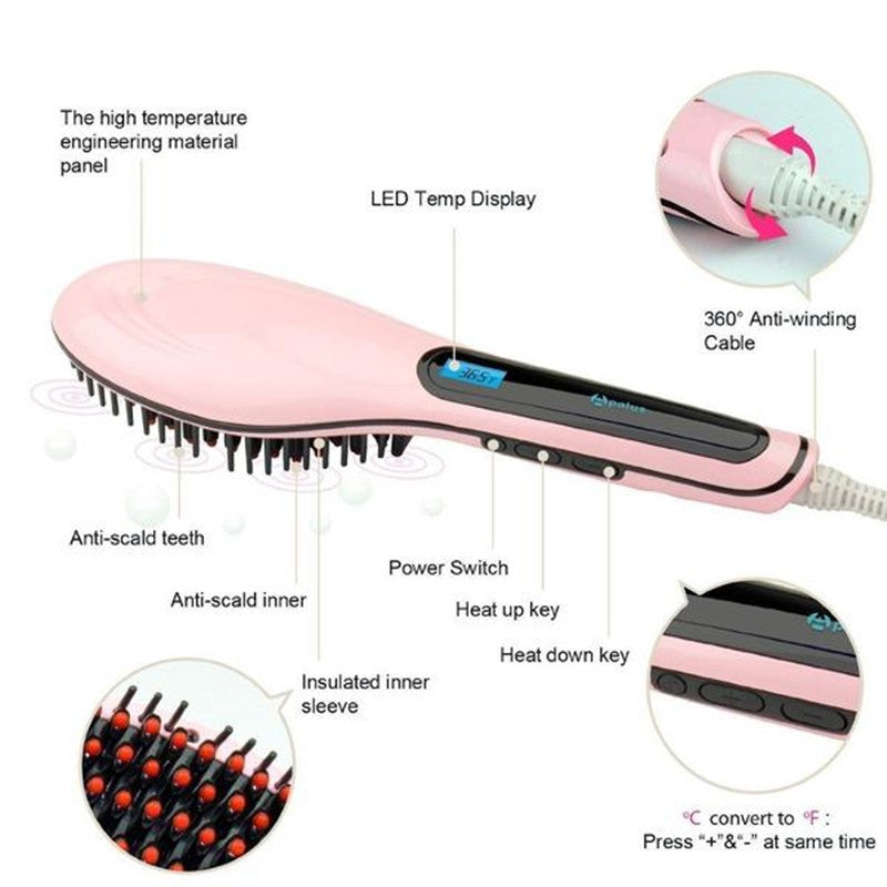 Hot New Items at Buy Center: Paddle Brush Hair Straightener