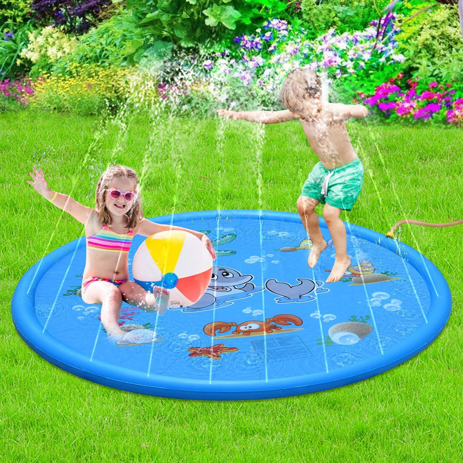 Durable Children's Water Spray Pool Mat Splash Sprinkle Play Pad Mat | Toys, Kids & Babies2 | Buy Center