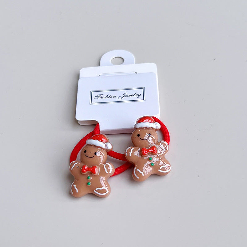 Christmas Hair Accessories Little Girl Christmas Tree Elk Barrettes Buy Center