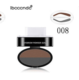 Buy Center Deal-Eyebrow Powder Stamp for Easy Natural Looking Brows 008 gray + light brown