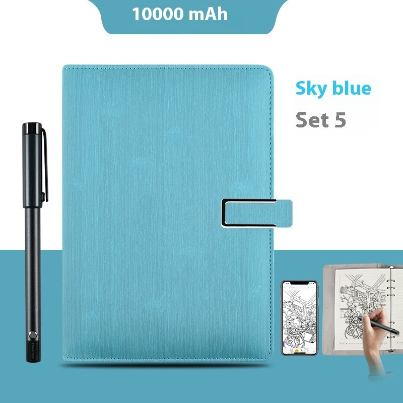 Just Arrived at Buy Center: Handwriting Paper Screen Synchronization Smart Fingerprint Lock Notebook A5 Color11